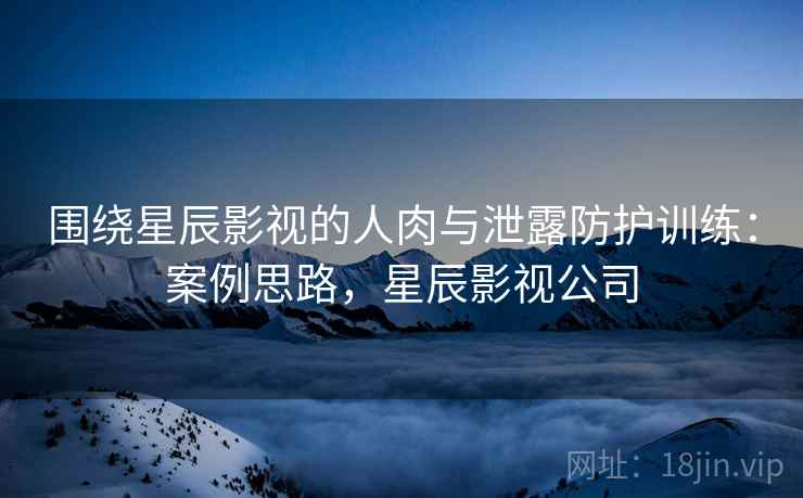 围绕星辰影视的人肉与泄露防护训练：案例思路，星辰影视公司